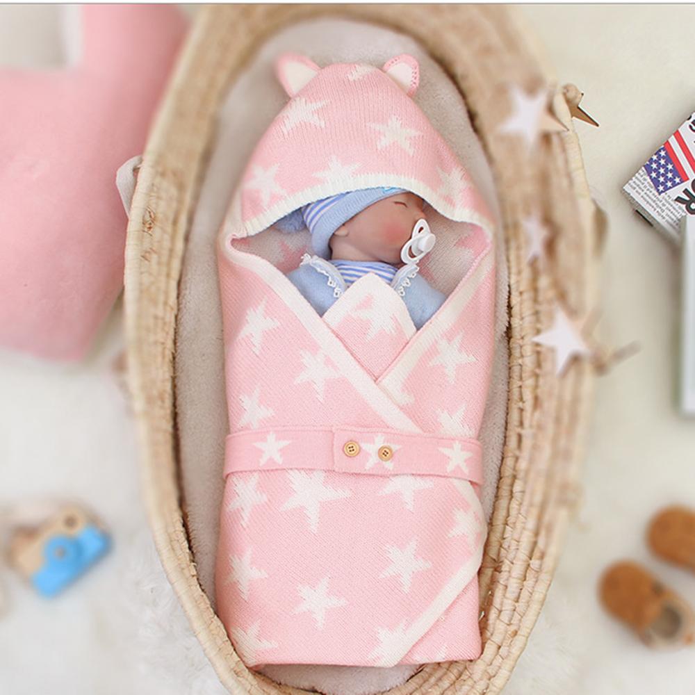 Baby Star Pattern Solid Color Solid Blankets Baby Blanket Wholesale