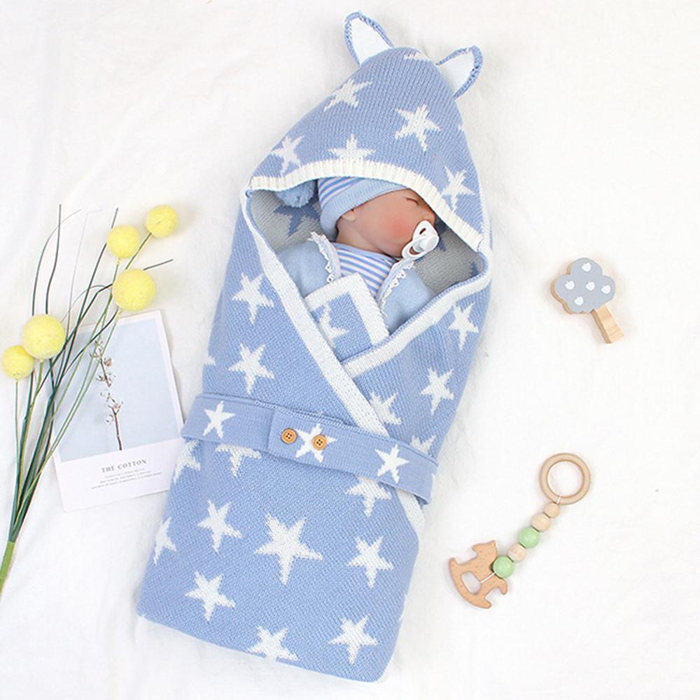 Baby Star Pattern Solid Color Solid Blankets Baby Blanket Wholesale