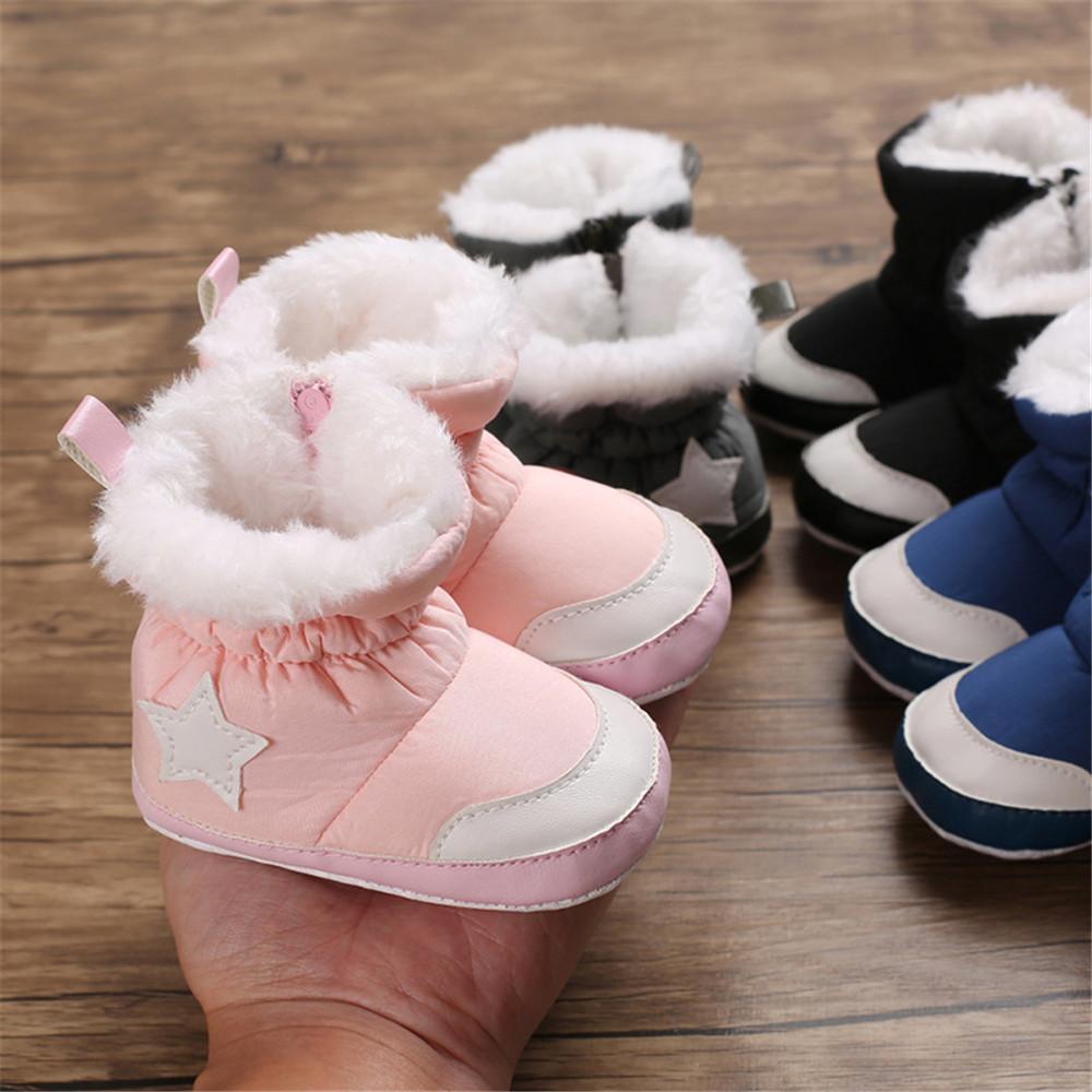 Baby Star Soft Soled Toddler Snow Boots