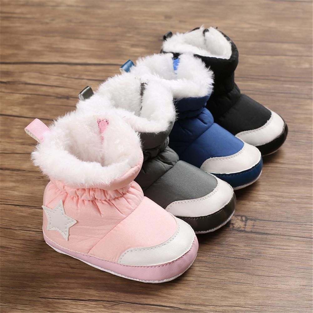 Baby Star Soft Soled Toddler Snow Boots