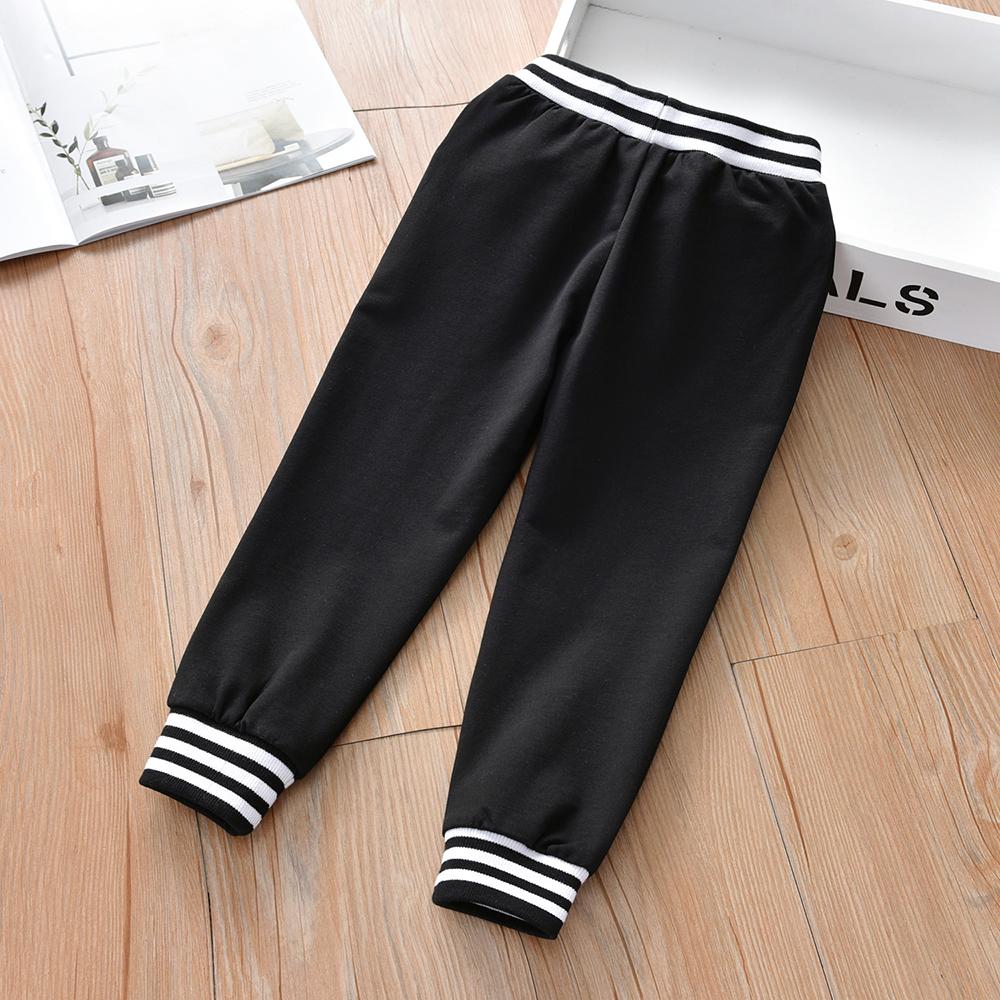 Girls Striped Rabbit Printed Cartoon Pants trendy kids wholesale clothing