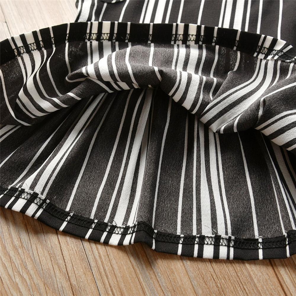 Girls Striped Sling Top & Shorts Summer Suit Girls Clothing Wholesalers