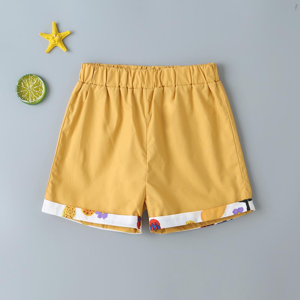 Summer Boys' New Casual Beach Short-Sleeved Suit Fruit Pineapple Suit Two-Piece Suit Wholesale Boys Clothing Suppliers