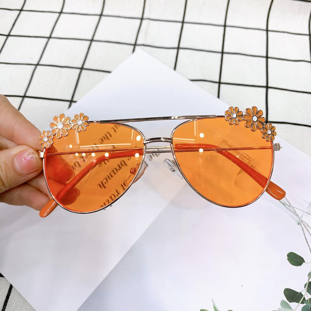 Summer Children's Fashion Sunglasses Small Daisy Flowers Glasses Accessories Wholesale