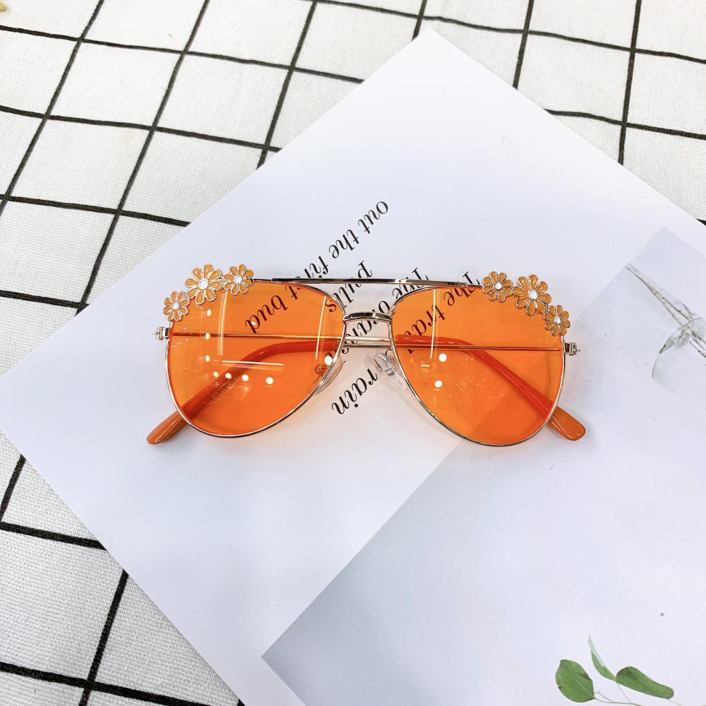 Summer Children's Fashion Sunglasses Small Daisy Flowers Glasses Accessories Wholesale