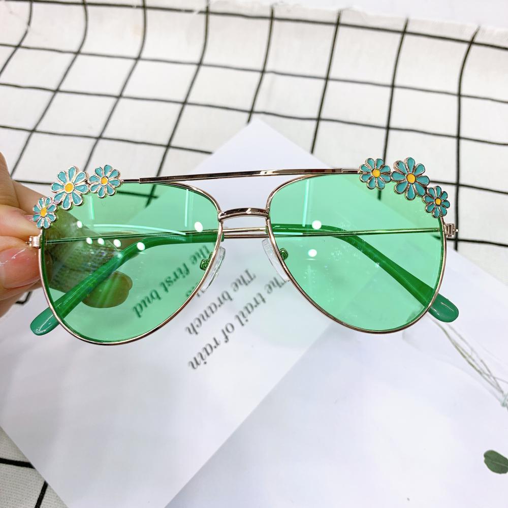 Summer Children's Fashion Sunglasses Small Daisy Flowers Glasses Accessories Wholesale