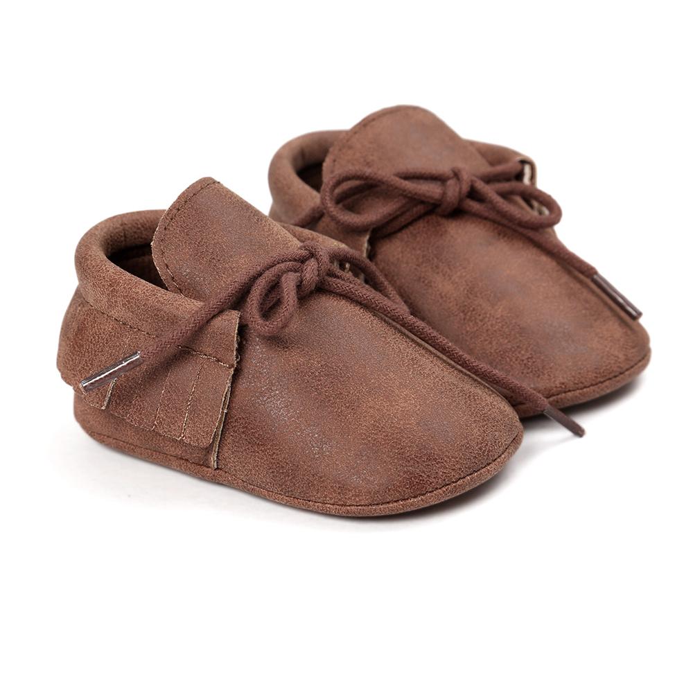 Baby Tassel Lace Up Comfy Flat Shoes Wholesale Shoes For Kids