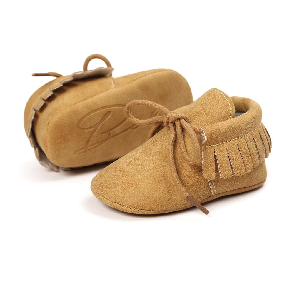 Baby Tassel Lace Up Comfy Flat Shoes Wholesale Shoes For Kids