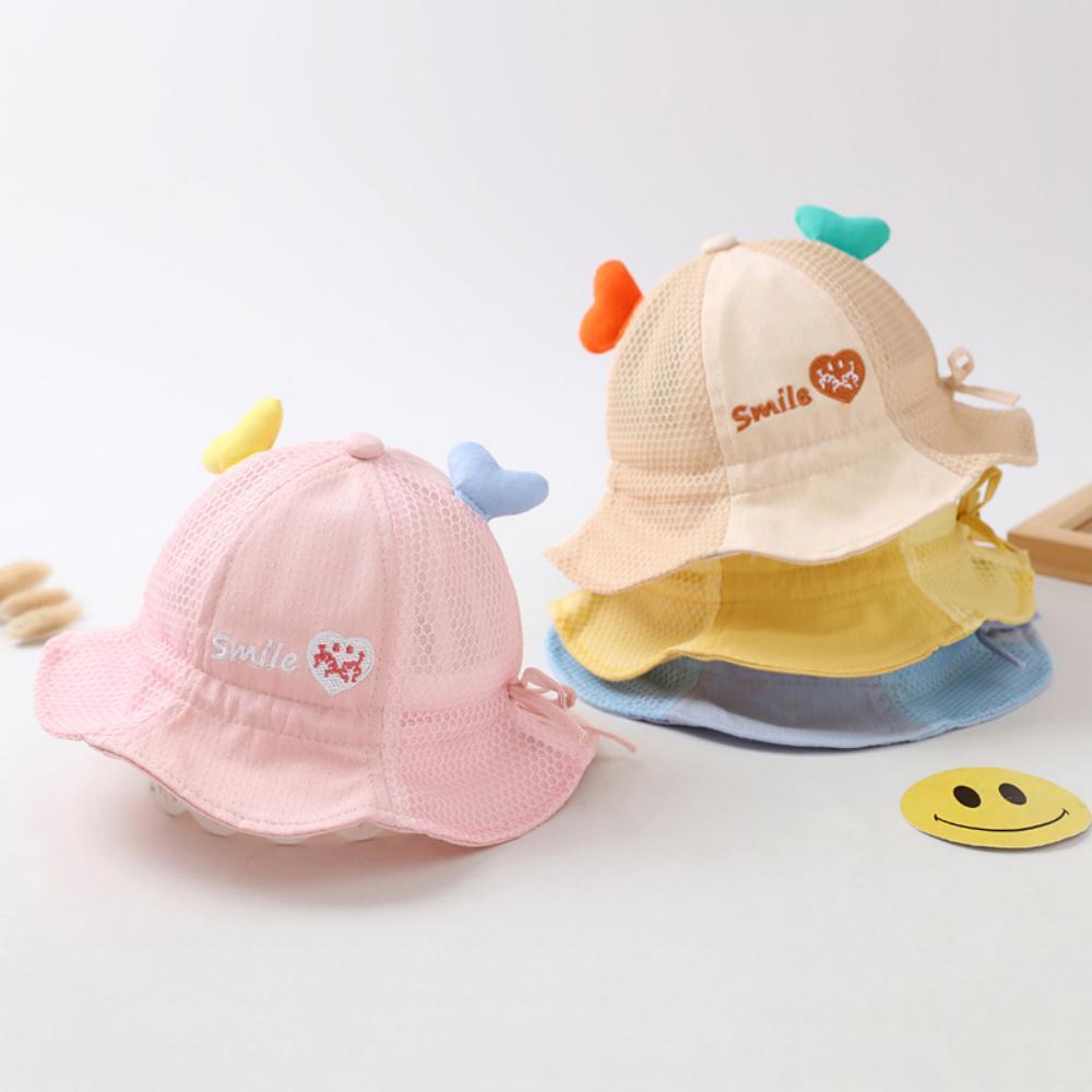 Thin Summer Mesh Shade Fisherman Hat Wholesale Kids Accessories