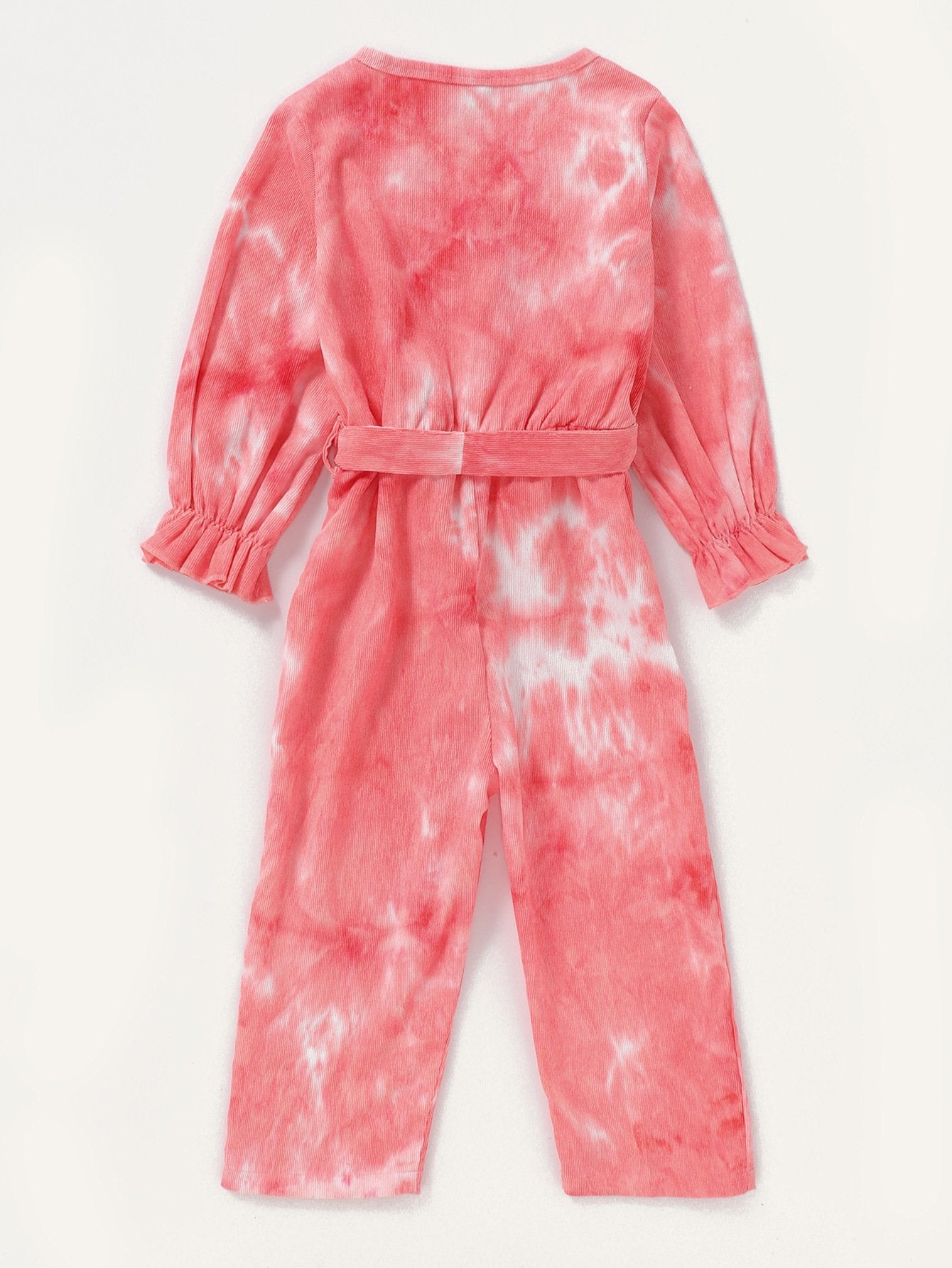 Girls Tie Dye Long Sleeve Fashion Jumpsuit quality children's clothing wholesale