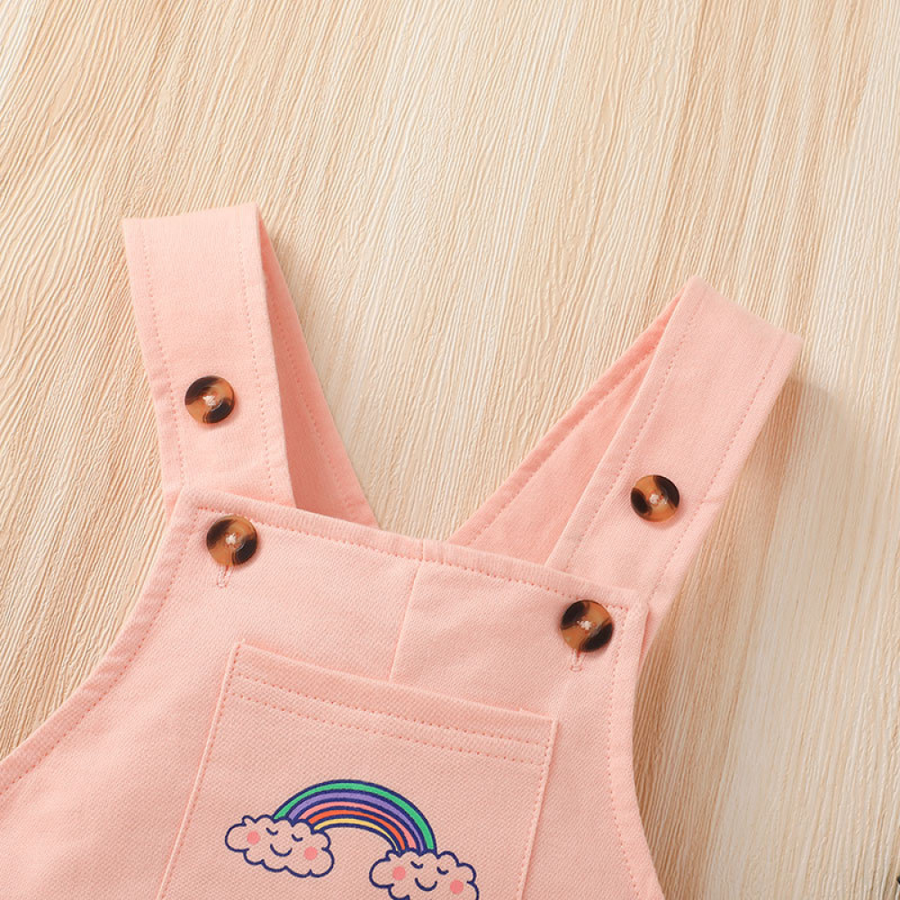 Girls Unicorn Printed Jumpsuit wholesale childrens clothing