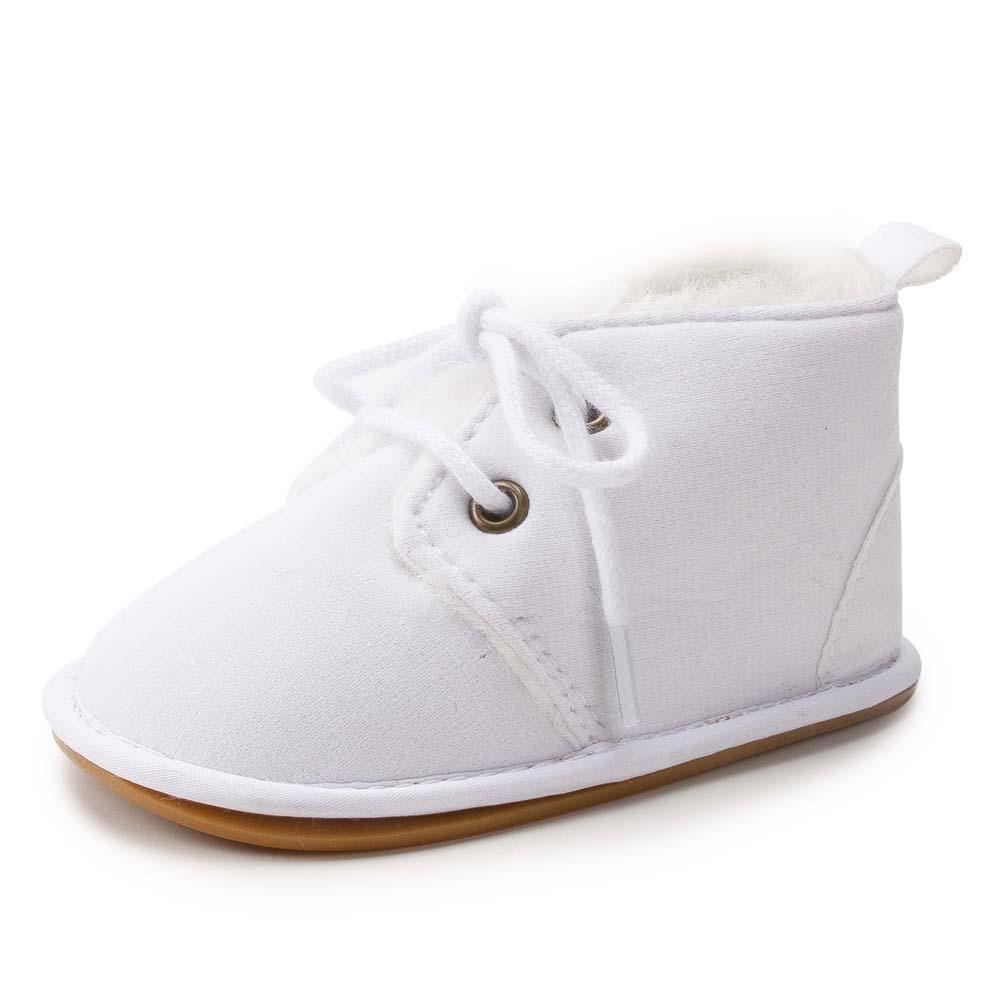 Baby Girls Winter Warm Lace Up Fur Boots Wholesale