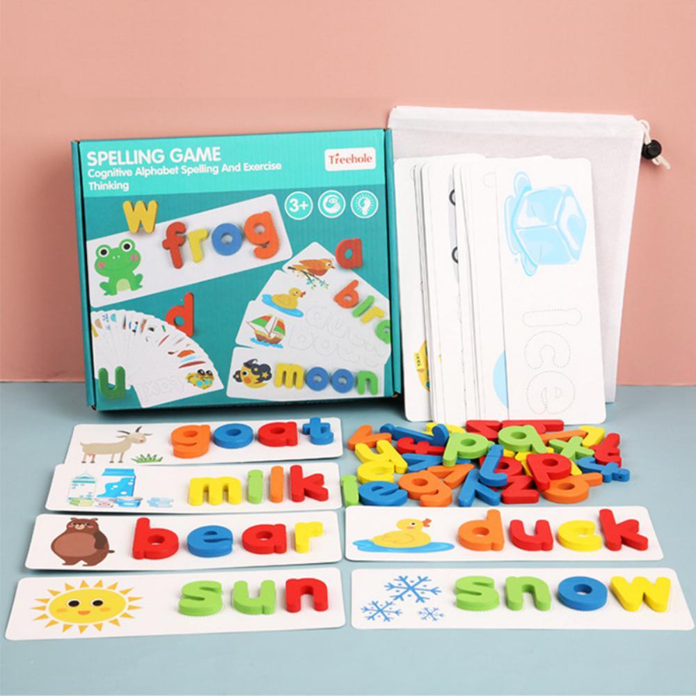 Word Spelling Puzzle Game Preschool Educational Toys Kids Accessories Wholesale