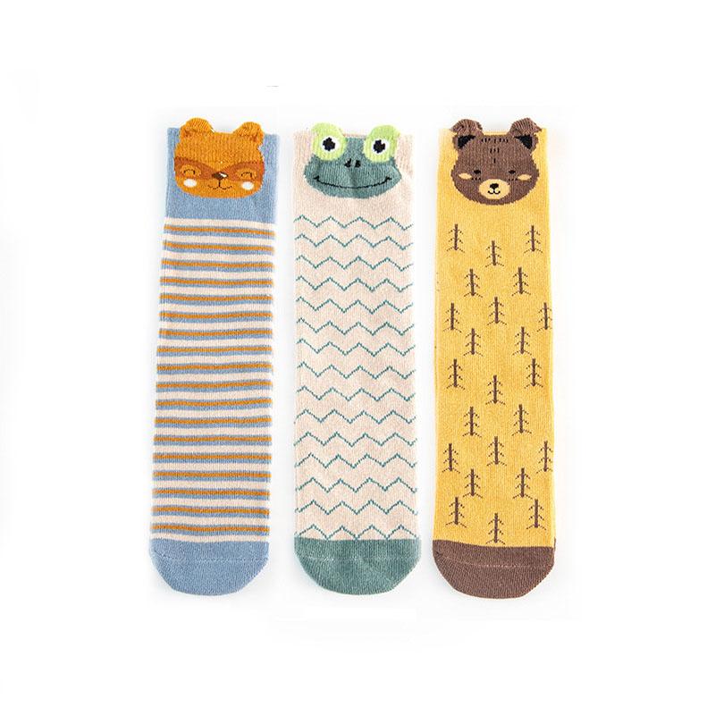 MOQ 12Pairs Cartoon animal children cotton socks Wholesale
