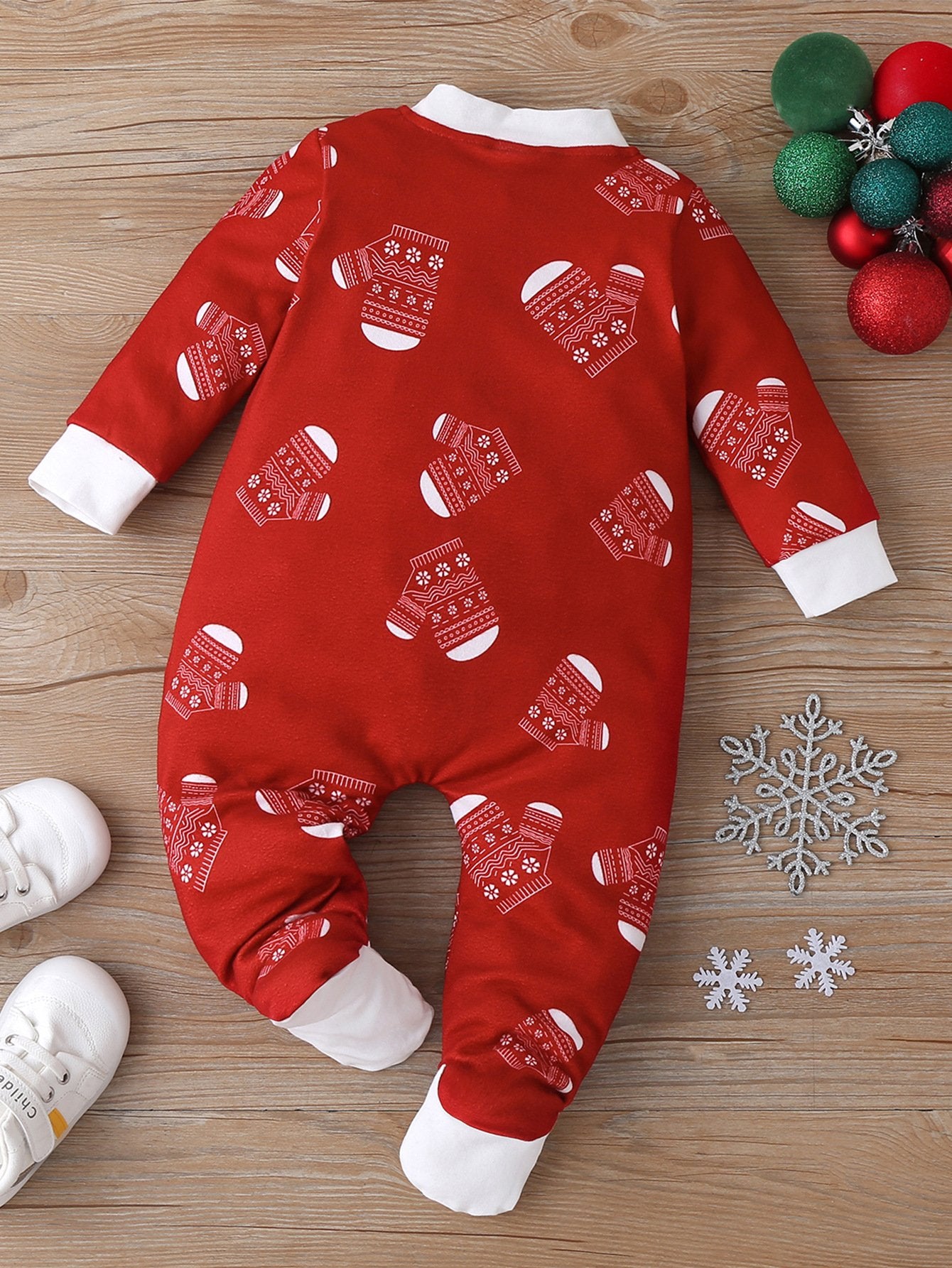 Baby Long Sleeve Printed Romper Wholesale Baby Clothes