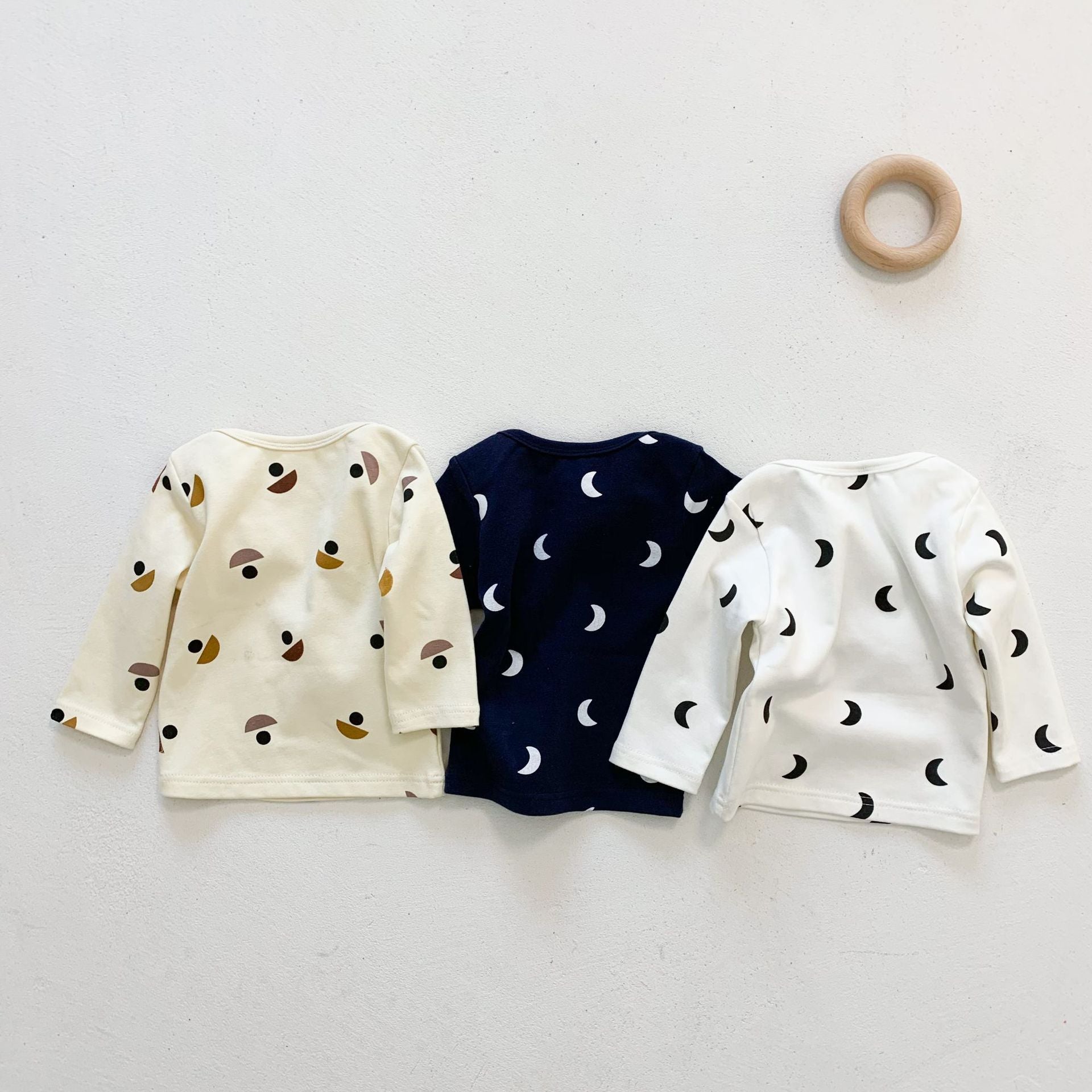 Boys Autumn Korean Printed Pajamas Three Pieces Wholesale Clothing Baby