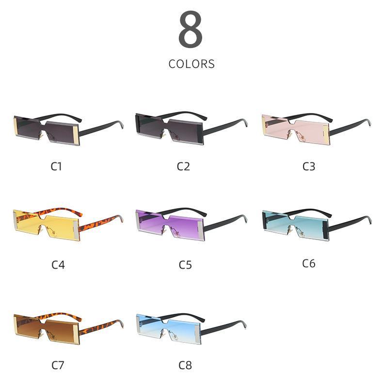 MOQ 3Pairs Fashion frameless personal Sunglasses trend sunglasses wholesale