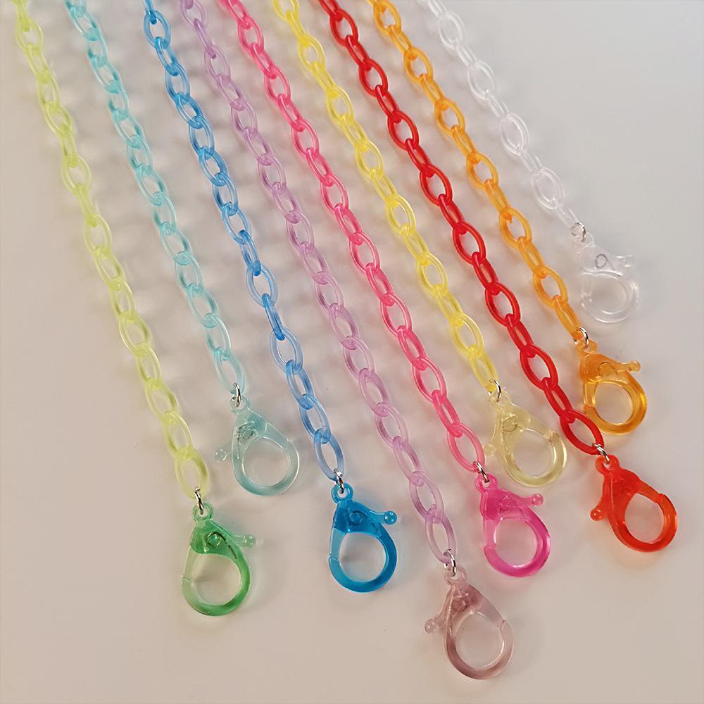 5PCS+  Acrylic bear children's adult mask chain glasses chain wholesale