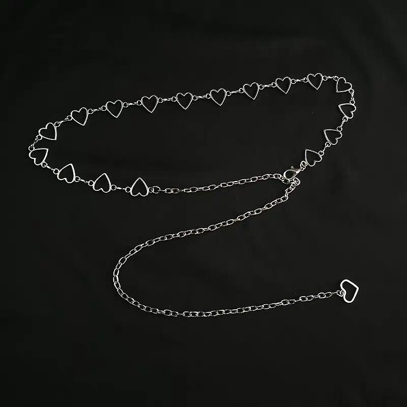 MOQ 5PCS  Love heart-shaped waist chain body chain Wholesale