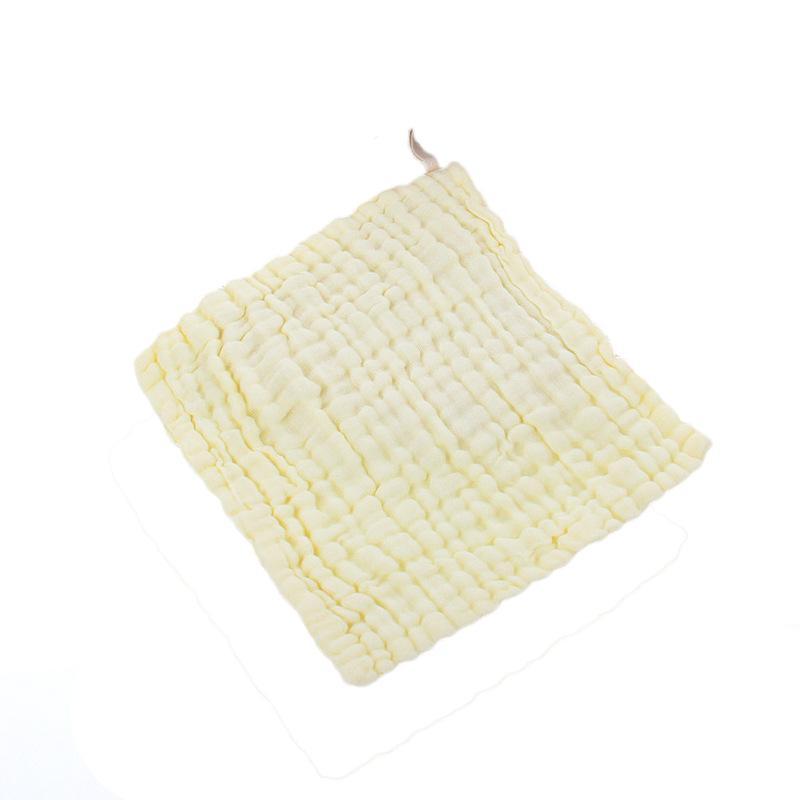 MOQ 10PCS Wholesale cotton six-layer seersucker saliva towel wash towel