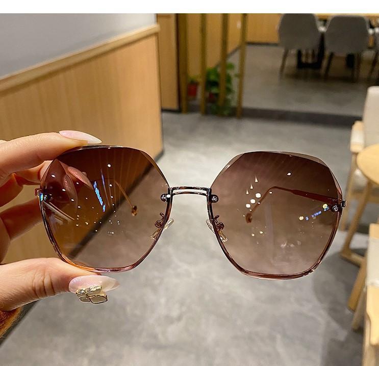 MOQ 3PCS No frame cut edge UV Sunglasses wholesale