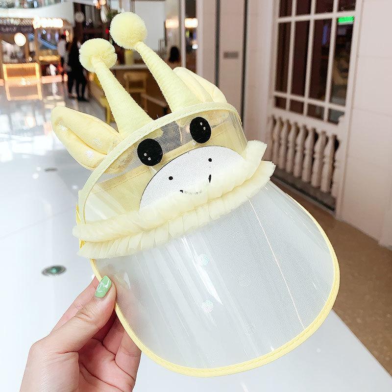 4PCS+   Children's sun hat cute rabbit ear girl cap sun hat sun hat wholesale