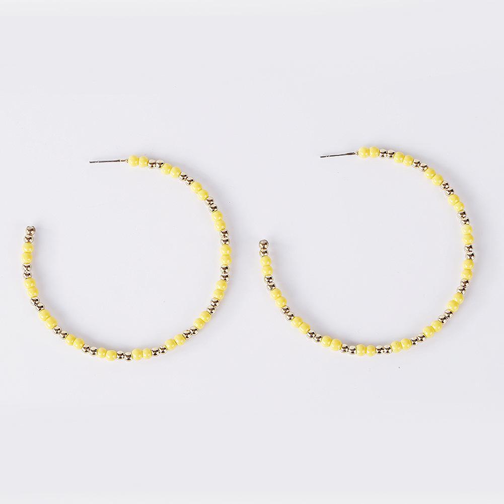 MOQ 3Pairs C-shaped round earrings Wholesale