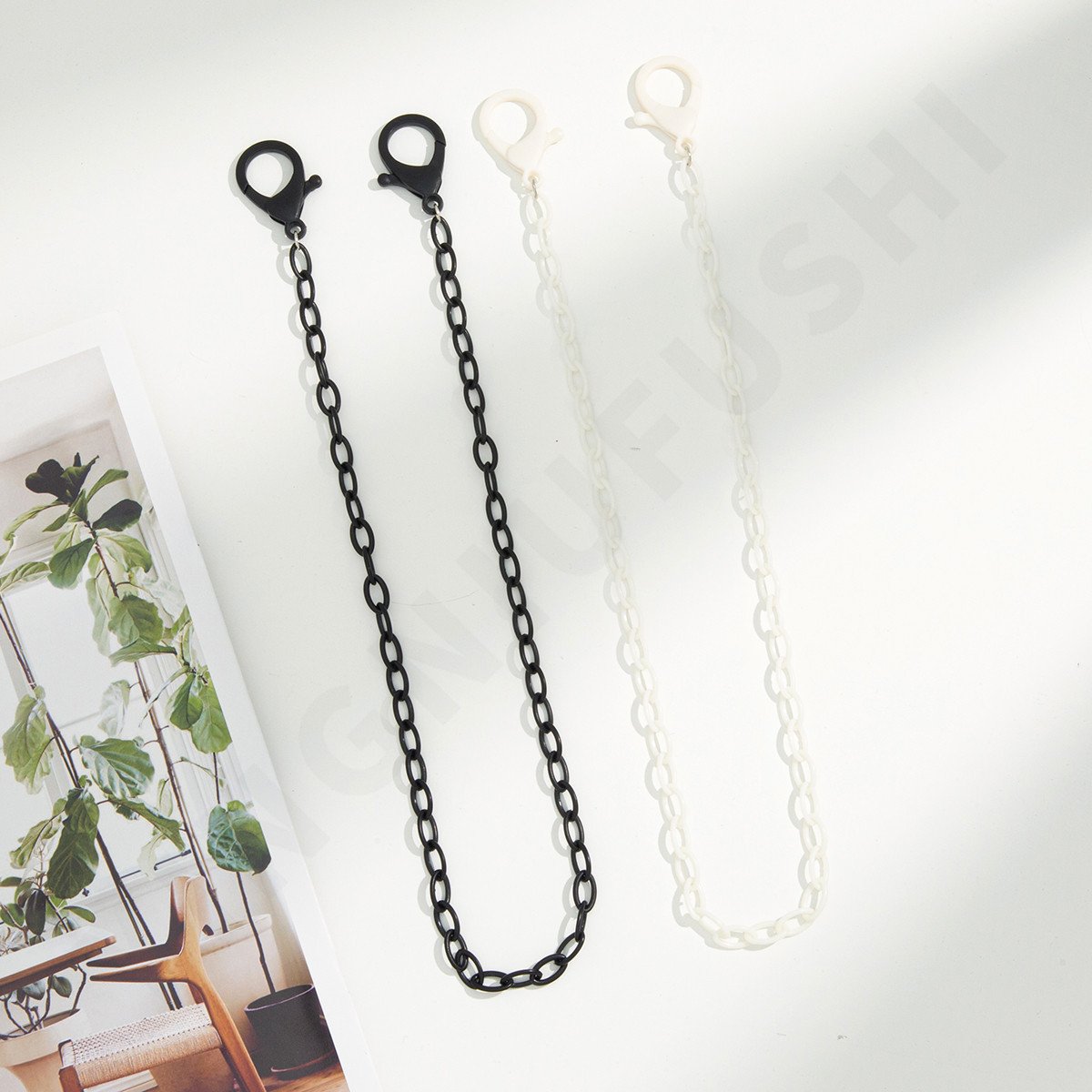 6PCS+ Simple Face Mask Chain Wholesale