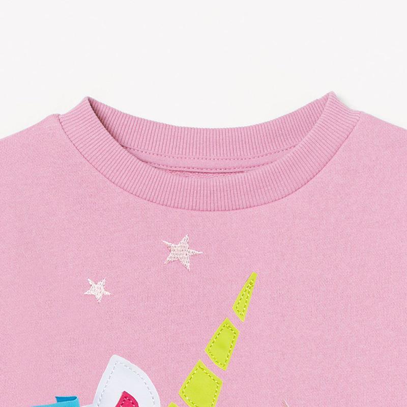 Pure cotton cartoon long-sleeved girls blouse wholesale