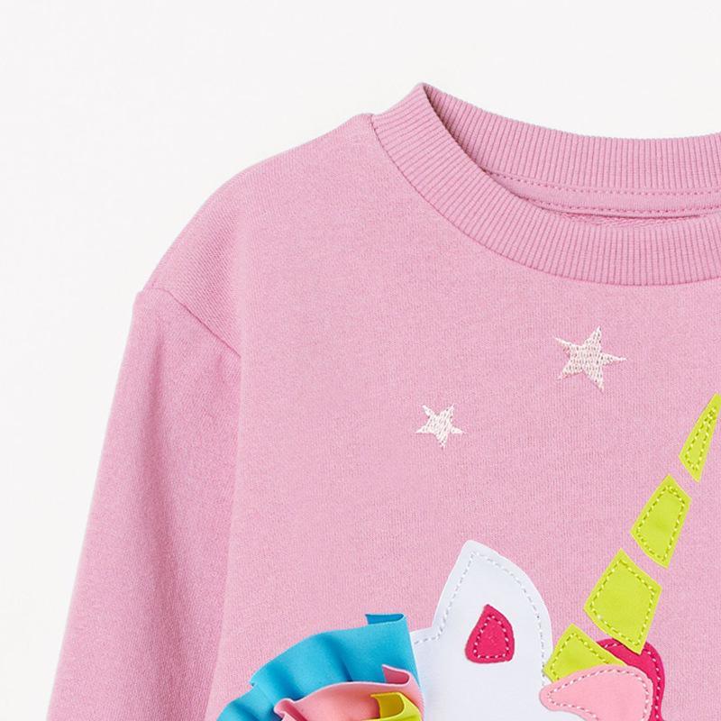 Pure cotton cartoon long-sleeved girls blouse wholesale