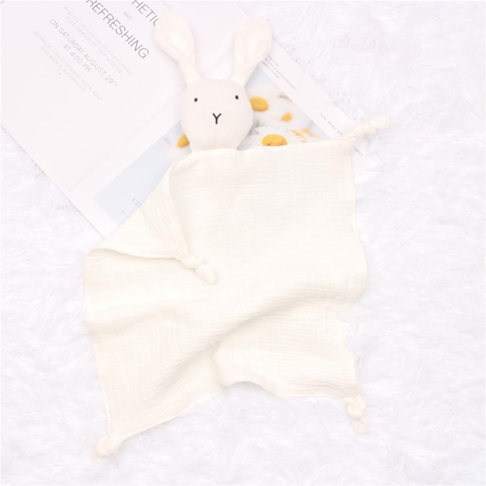 4PCS+ Cotton gauze soothing towel doll saliva towel Wholesale