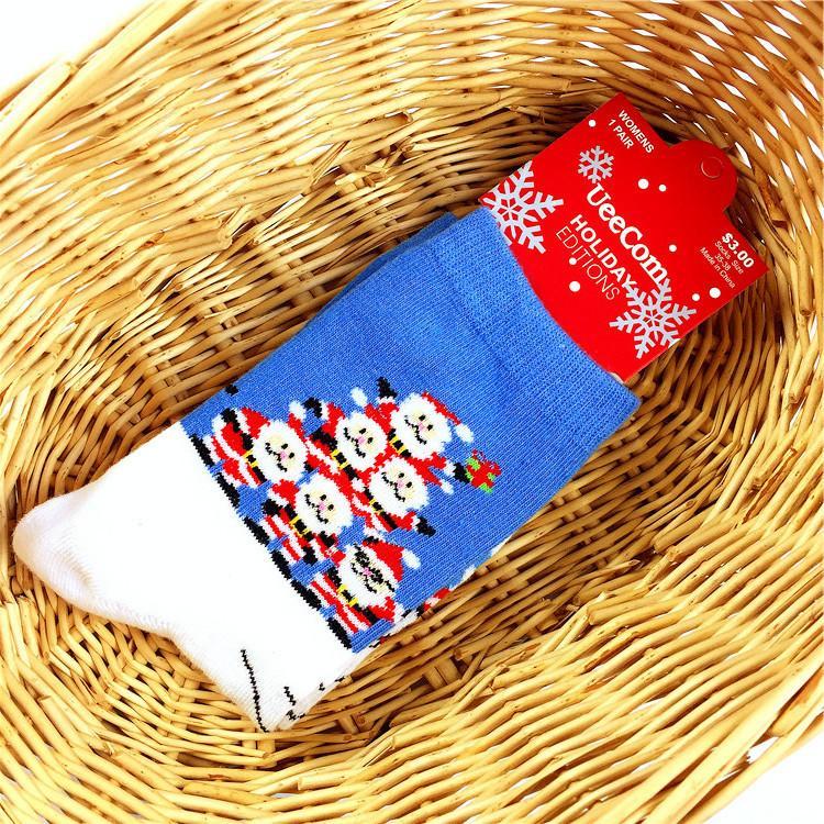 20PCS Random colo Christmas cotton cute men's and women's tube socks wholesale