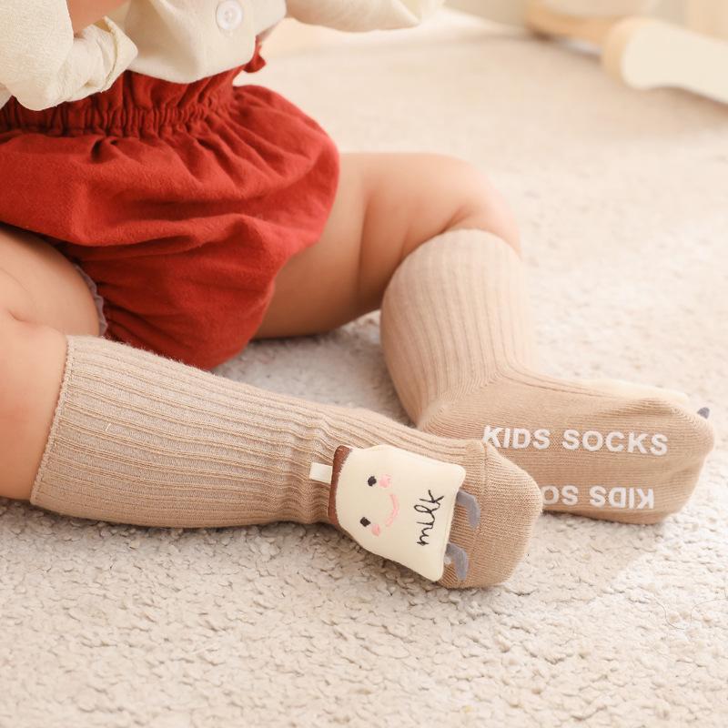 MOQ 10Pairs Three-dimensional cartoon baby socks non-slip loose mouth socks Wholesale