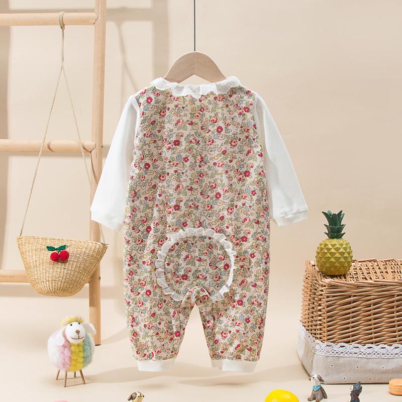 Newborn cotton long-sleeved one-piece wholesale