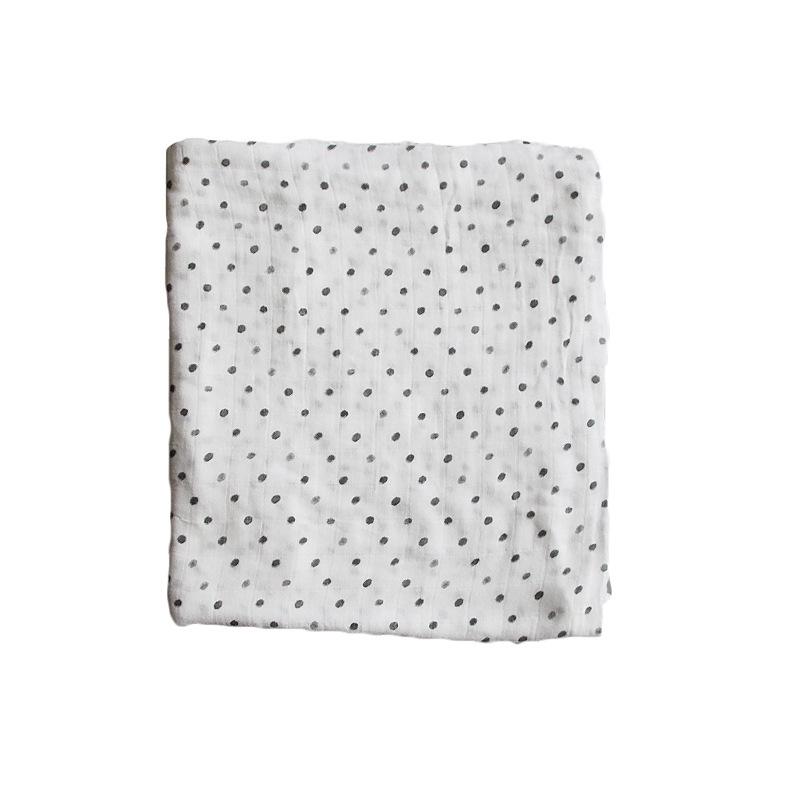 MOQ 3PCS Two layer muslin bamboo fiber baby bath towel blanket wrapper Wholesale