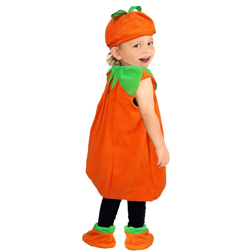 MOQ:3 Packs Halloween COSPLAY children pumpkin costume wholesale