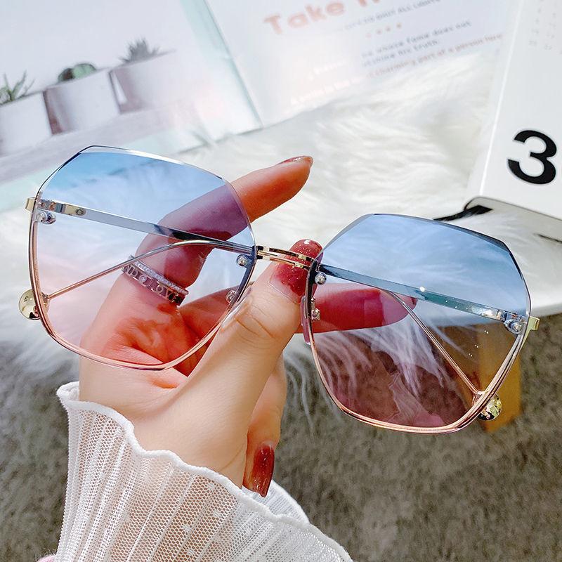 MOQ 3PCS No frame cut edge UV Sunglasses wholesale