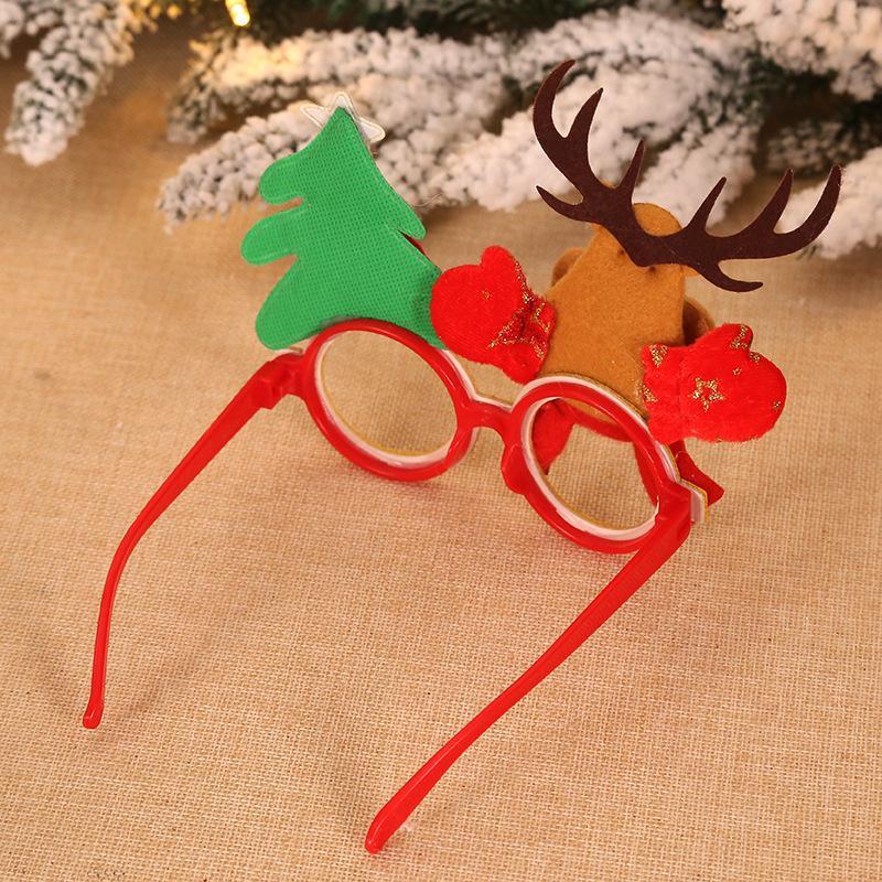 4SETS+ Christmas glasses cartoon party makeup dance creative gifts toys (4PCS) wholesale