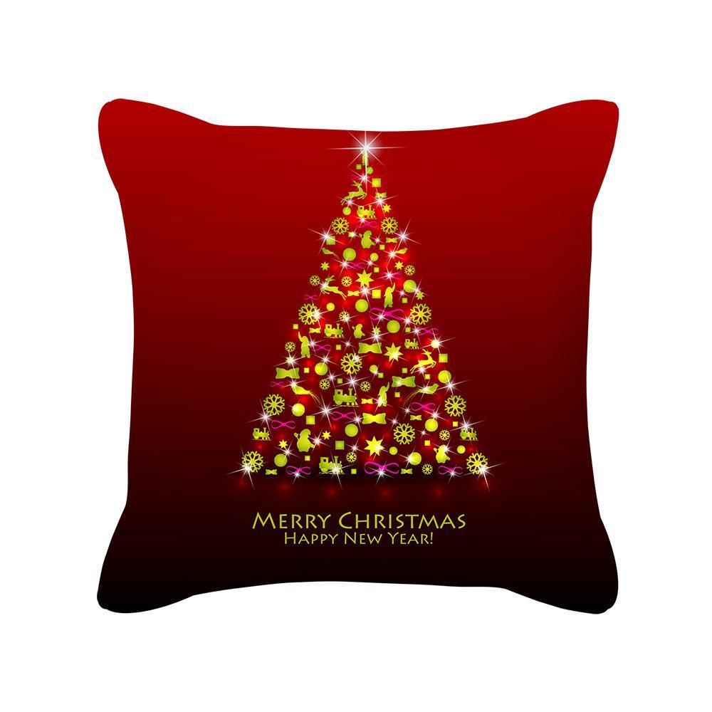 MOQ 6Pcs Christmas Snowflake Print Cushion Cover Without Filler Wholesale