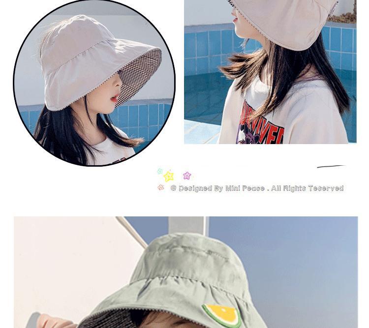 MOQ 4PCS Children's big eaves sun hat wholesale