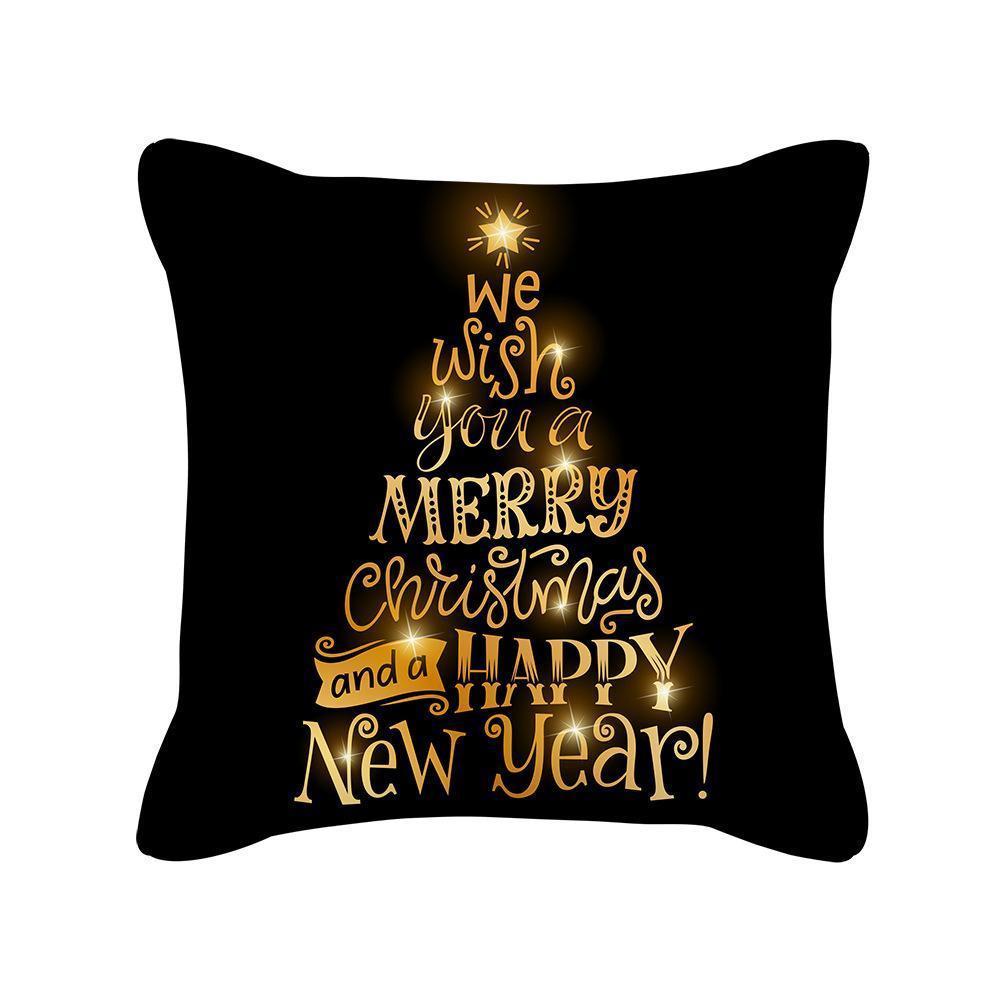 MOQ 6Pcs Christmas Snowflake Print Cushion Cover Without Filler Wholesale