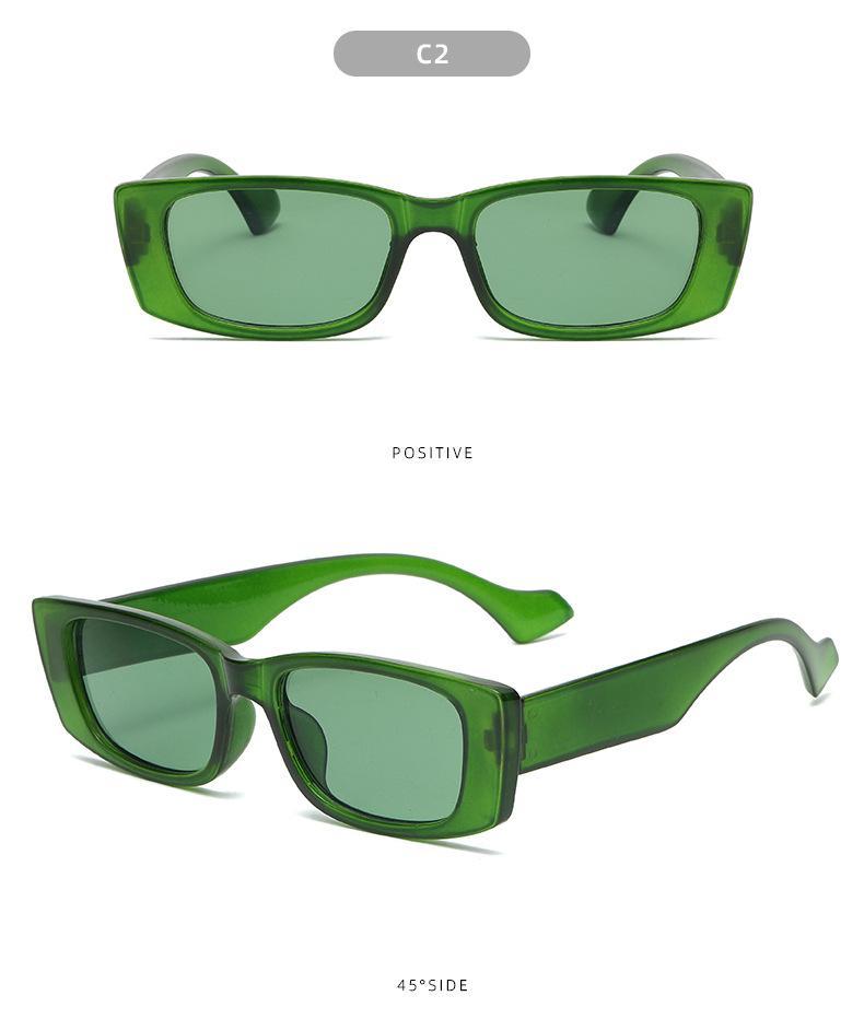 5Pairs+  Small box square anti ultraviolet sunglasses wholesale