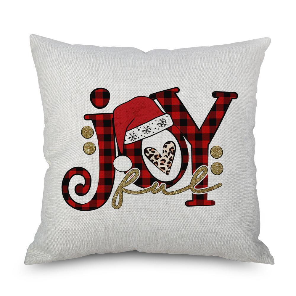 MOQ 6pcs Christmas Print Pillow Cover Without Filler Wholesale