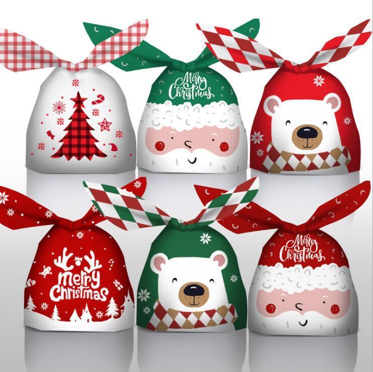 MOQ 100pcs Christmas Print Random Packing Bag Wholesale