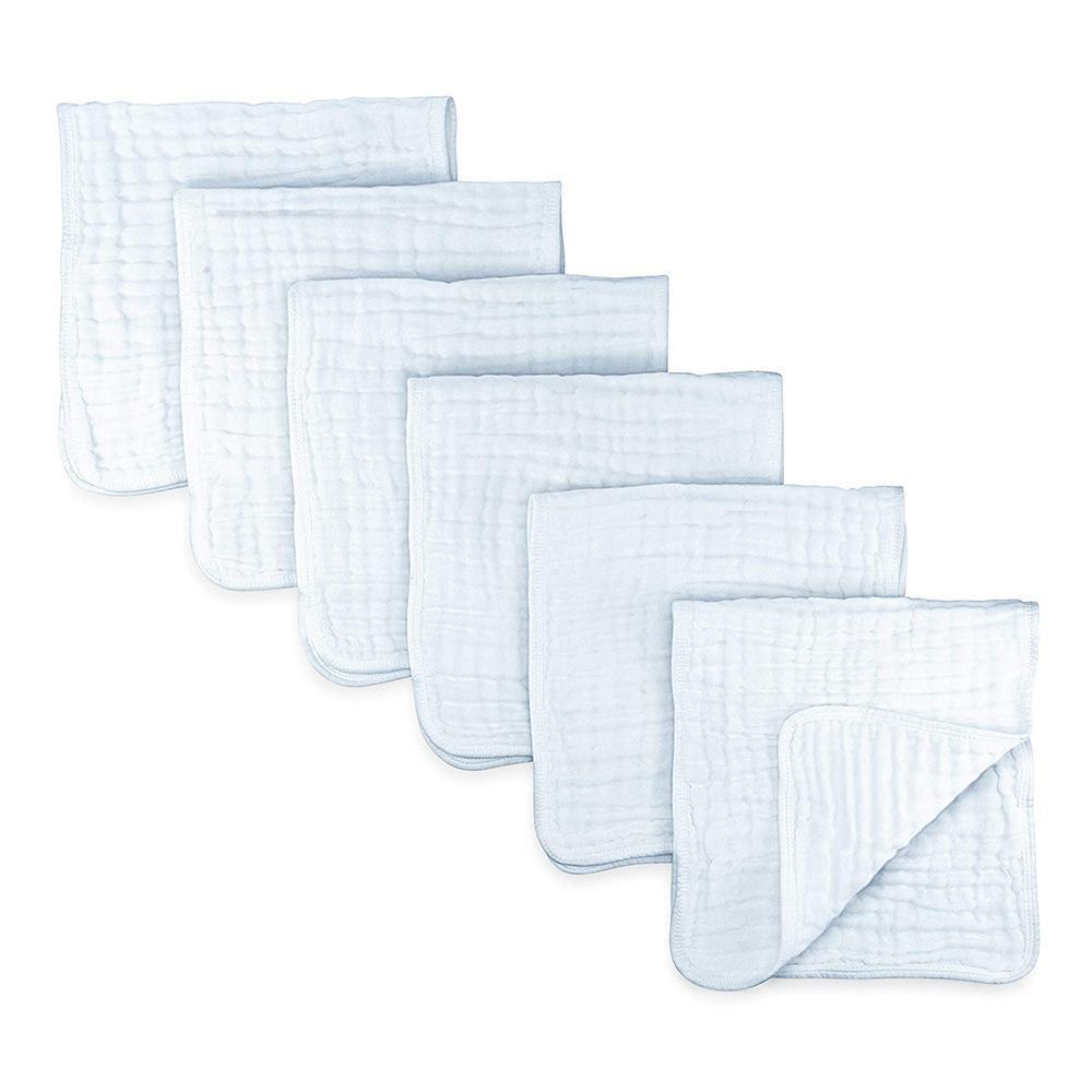 6PCS+ Amazon blast models cotton muslin gauze six-layer hiccup towel Wholesale