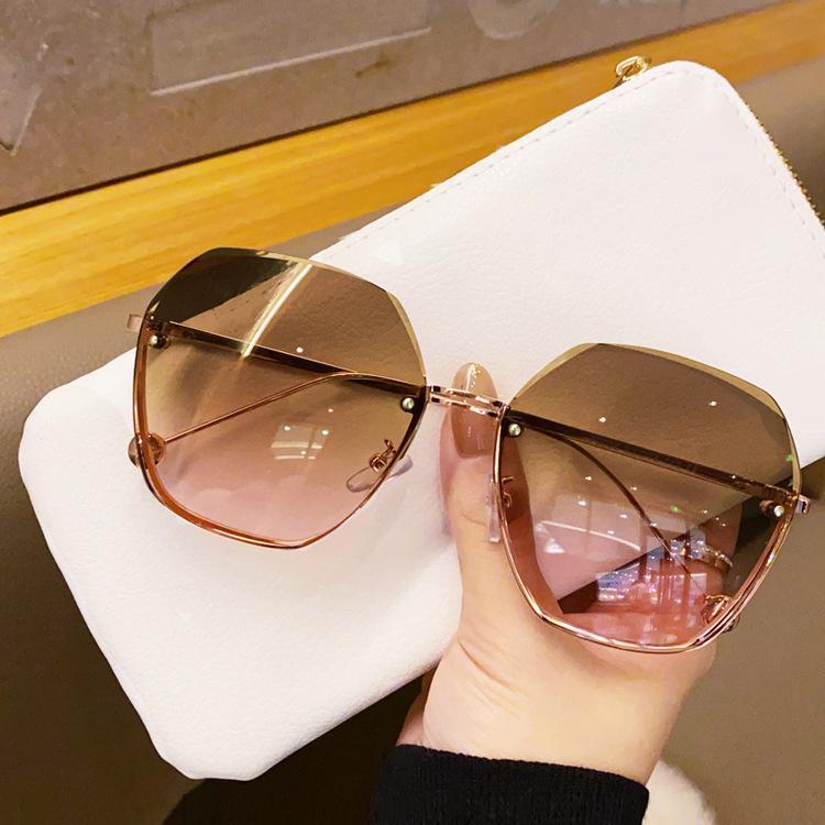 MOQ 3PCS No frame cut edge UV Sunglasses wholesale