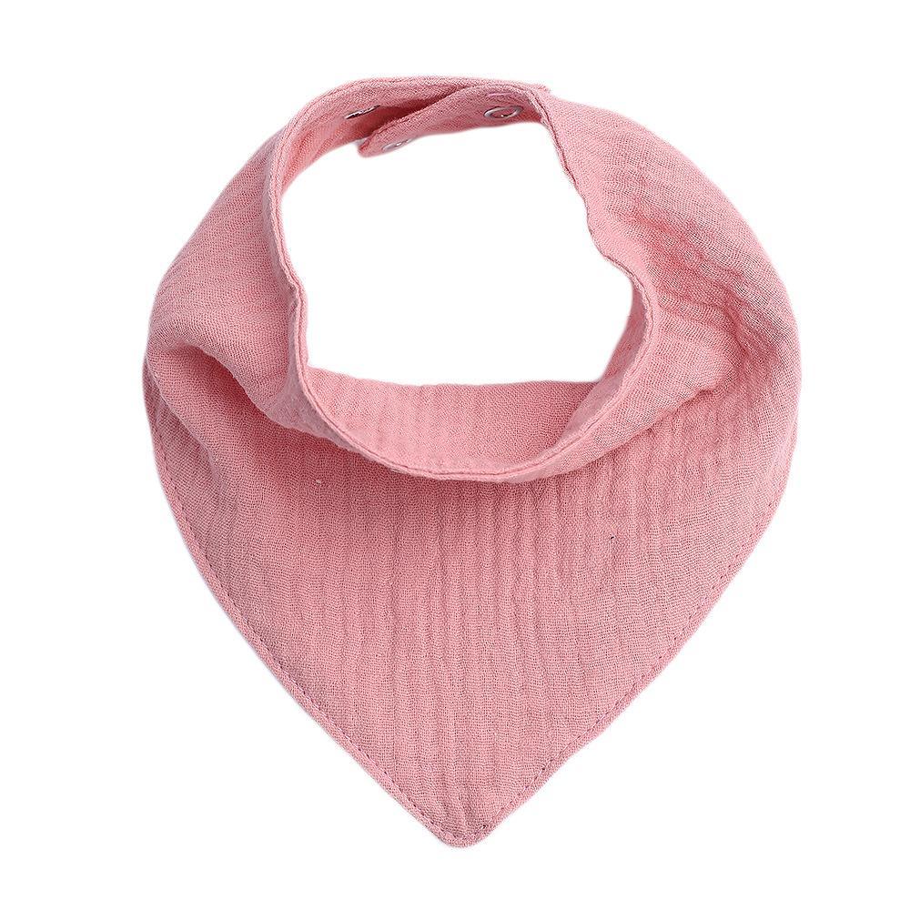 MOQ 10PCS Cotton crepe gauze triangle scarf baby bib Wholesale