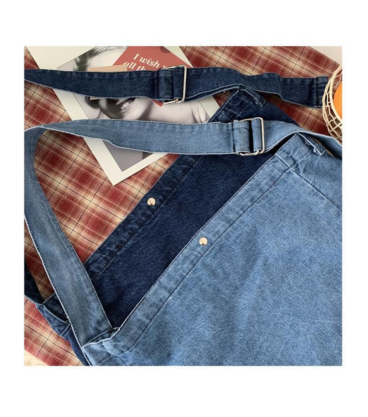 MOQ 3PCS Large Capacity Denim Crossbody Bag Wholesale