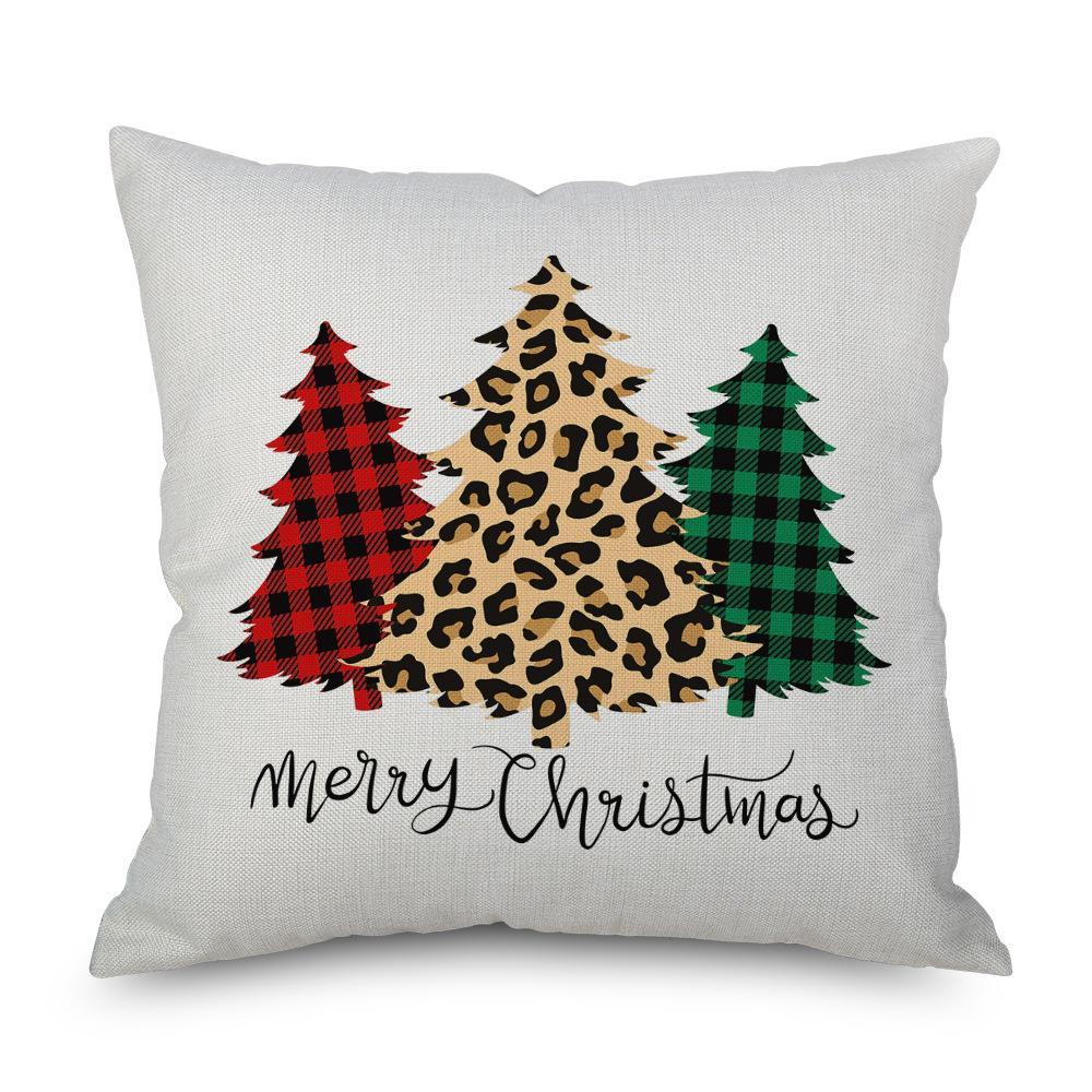 MOQ 6pcs Christmas Print Pillow Cover Without Filler Wholesale