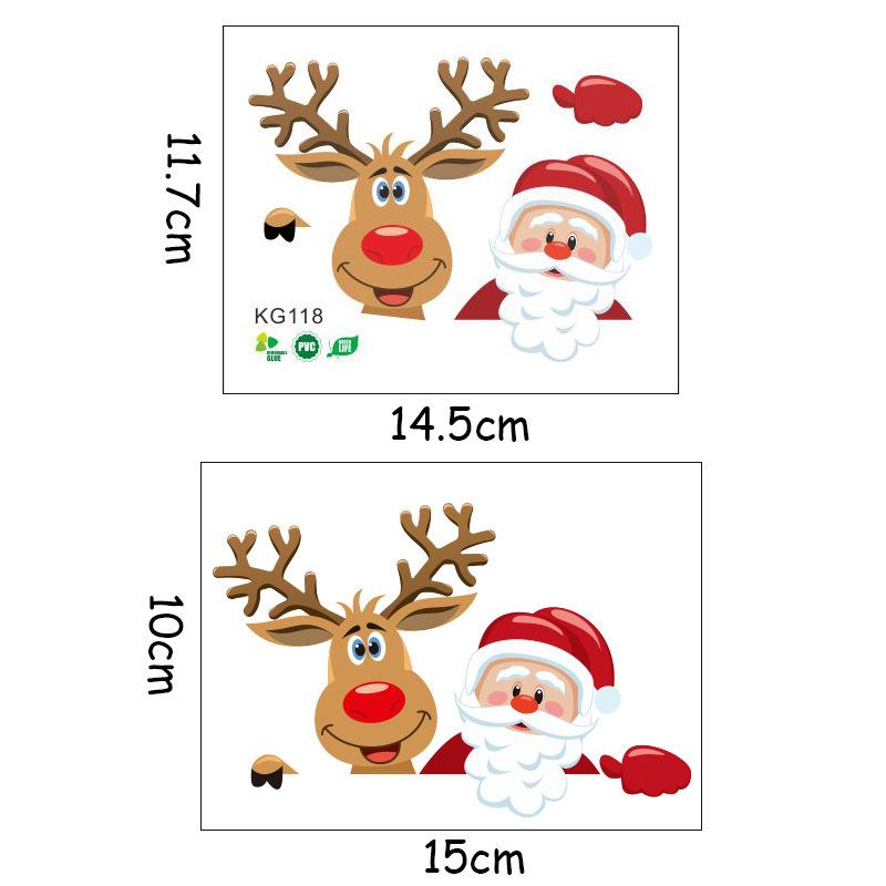 MOQ:10pcs Christmas Snowman Switch Outlet Sticker Wholesale